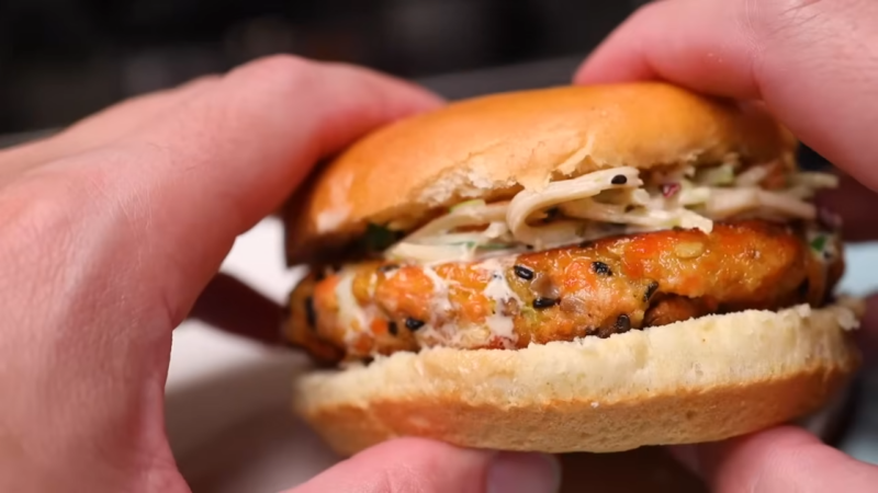 Grilled Salmon Burger