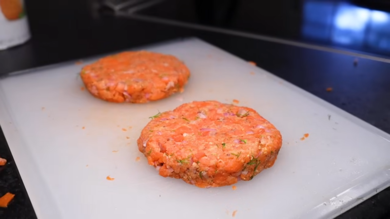 Form the Salmon Burger Patties