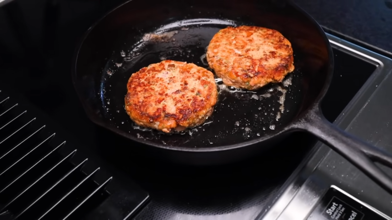 Easy Grilled Salmon Burgers - Four Fish