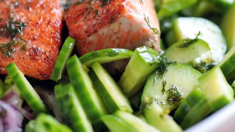 Salmon and Avocado Salad